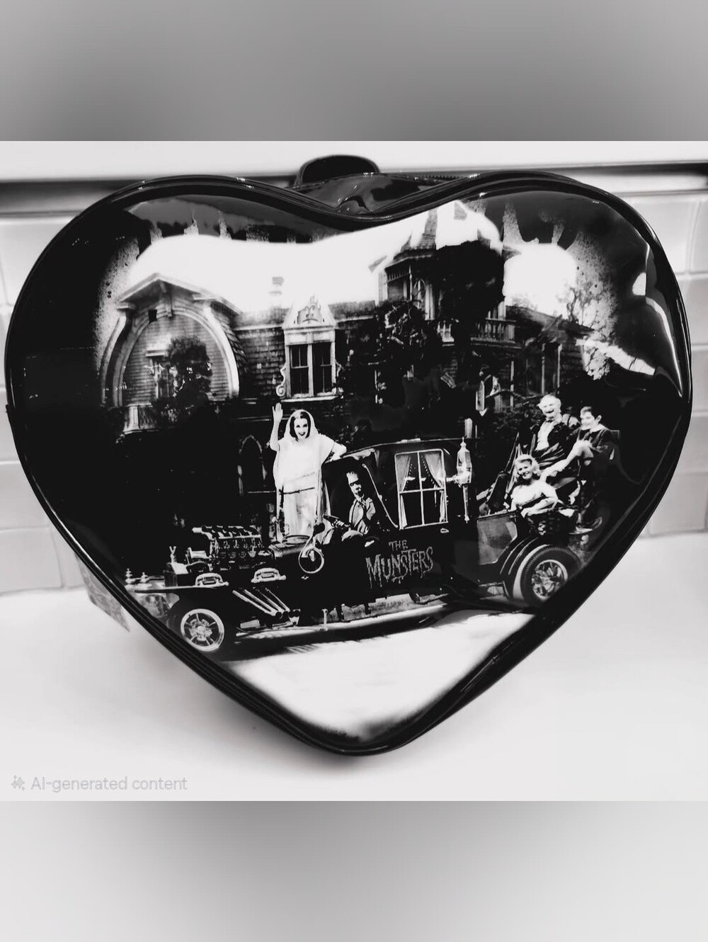 The Munster Heart Shape Mini BackPack